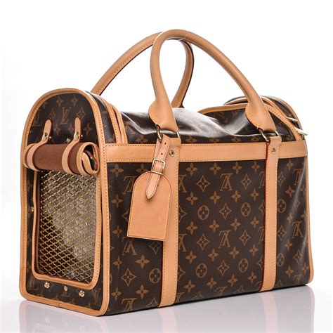 louis vuitton dog carrier 40 vs 50|authentic louis vuitton pet carrier.